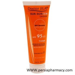 کرم ضدآفتاب باچربی کنترل شده  SPF95 رنگی دکترژیلا Doctor Jila
