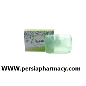 شوینده غیرصابونی جامد شفاف آنتی باکتریال حاوی عصاره درخت چای 100 گرمی مدیپور Medipure